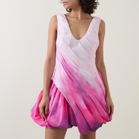 Gerrans Printed Puffball Mini Dress