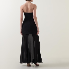 Ashgill Floral Appliqu&eacute; Evening Dress