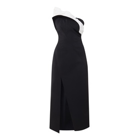 Droxford Contrast Panel Evening Dress