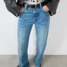 Roy High-Rise Straight Leg Jeans