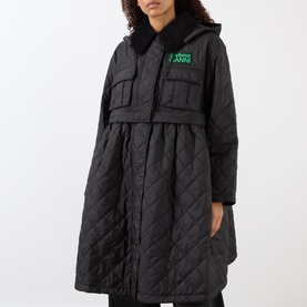 Diamond Quilted Coat