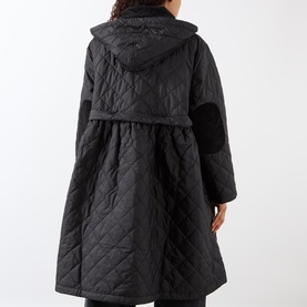 Diamond Quilted Coat
