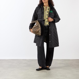 Diamond Quilted Coat