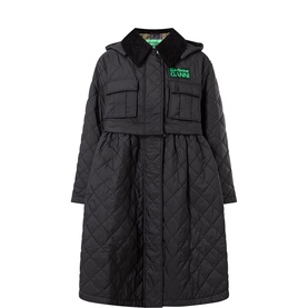 Diamond Quilted Coat