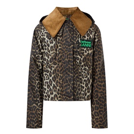 Leopard Waxed Jacket
