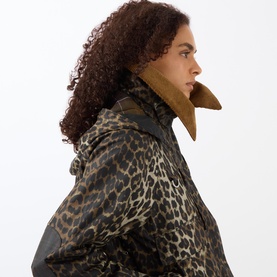 Leopard Waxed Jacket