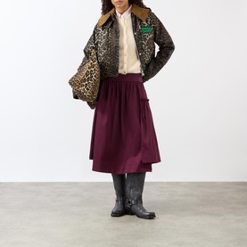 Leopard Waxed Jacket