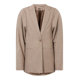 Sculpted Single-Breasted Blazer