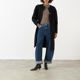 Sculpted Single Breasted Coat