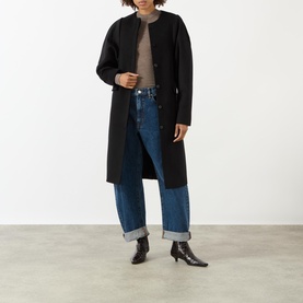Sculpted Single Breasted Coat