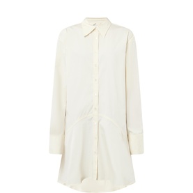 Single Cuff Mini Shirt Dress