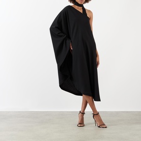 Solstice Asymmetric Draped Dress