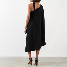Solstice Asymmetric Draped Dress