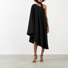 Solstice Asymmetric Draped Dress