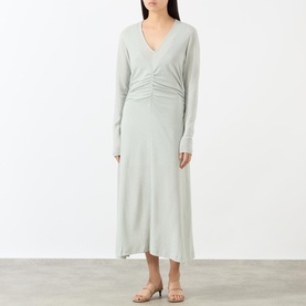 Steep Gathered Front Dress