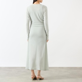 Steep Gathered Front Dress