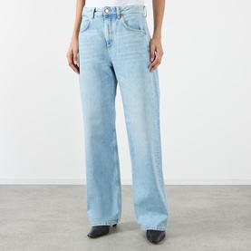 Ease High-Rise Straight Leg Jeans