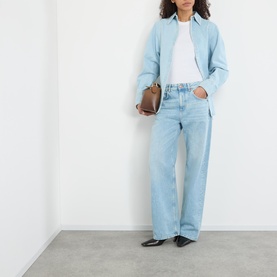 Ease High-Rise Straight Leg Jeans