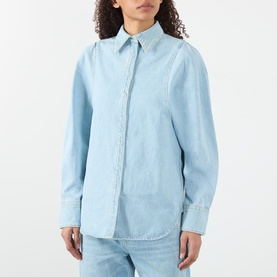 Sculpted Denim Shirt