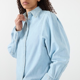 Sculpted Denim Shirt