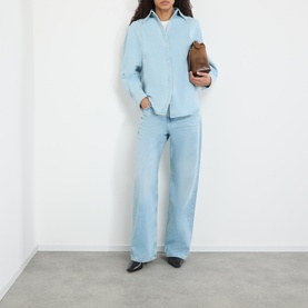 Sculpted Denim Shirt