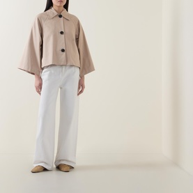 Hinona Cropped Trench Jacket