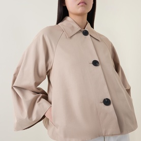 Hinona Cropped Trench Jacket