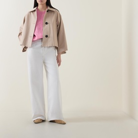 Hinona Cropped Trench Jacket