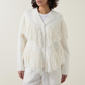 Nefeli Fringe Cardigan