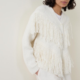 Nefeli Fringe Cardigan