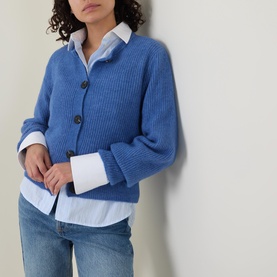 Nias Rib Knit Cardigan
