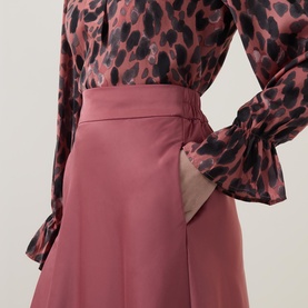 Zilky High-Rise Flared Skirt