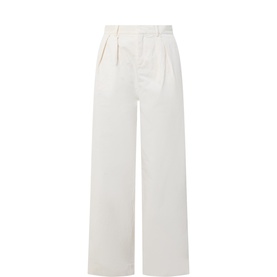 Christa Pleated Straight Leg Trousers