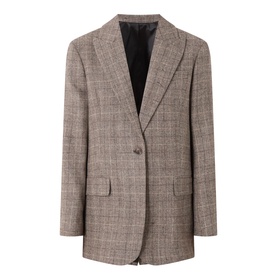 Sille Check Single Breasted Blazer