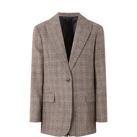 Sille Check Single Breasted Blazer