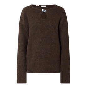 Lulu Cut-Out Teardrop Sweater