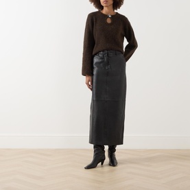 Lulu Cut-Out Teardrop Sweater