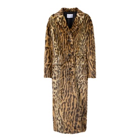 Marceline Leopard Faux Shearling Coat