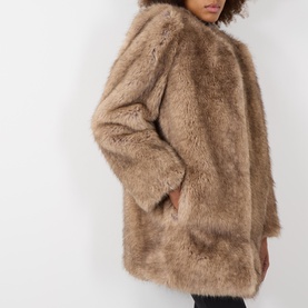 Sadie Faux Shearling Coat