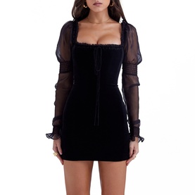 Syana Velvet Mini Dress