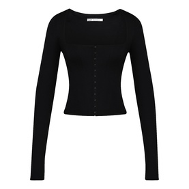 Balconette Corset Long-Sleeved Top