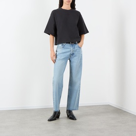 Gavin Mid-Rise Straight Leg Jeans