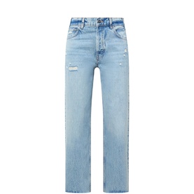 Gavin Mid-Rise Straight Leg Jeans