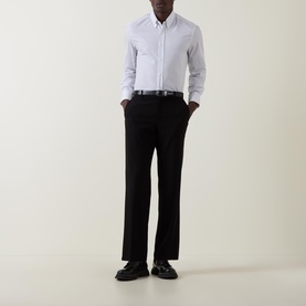 Shadow Stripe Single-Cuff Shirt