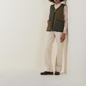Heslerton Logo Quilted Gilet