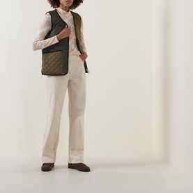 Heslerton Logo Quilted Gilet