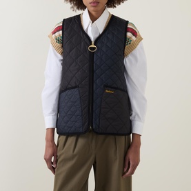 Heslerton Logo Quilted Gilet