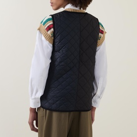 Heslerton Logo Quilted Gilet