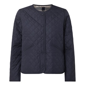 Cashel Collarless Quilted Jacket