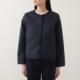 Cashel Collarless Quilted Jacket